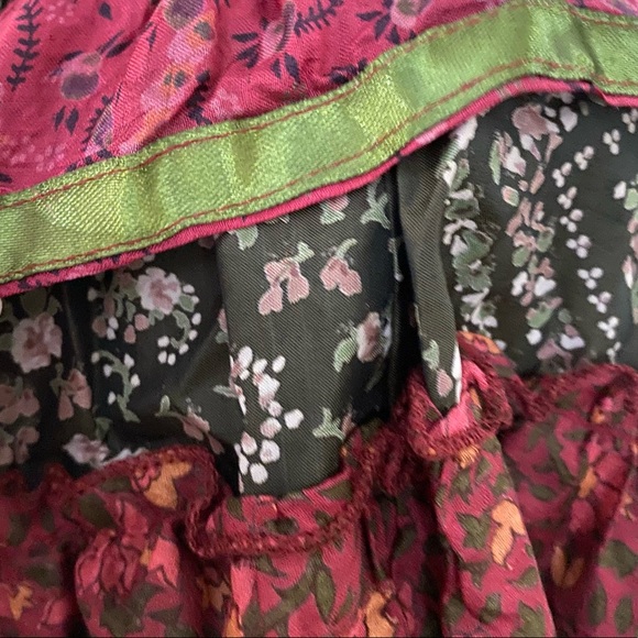 Boho Gypsy Ruffle Lace Crop top - Picture 12 of 12